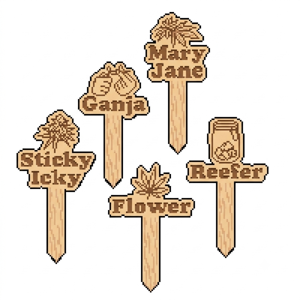🪴 Plant Stakes – The "Herb" Garden Collection