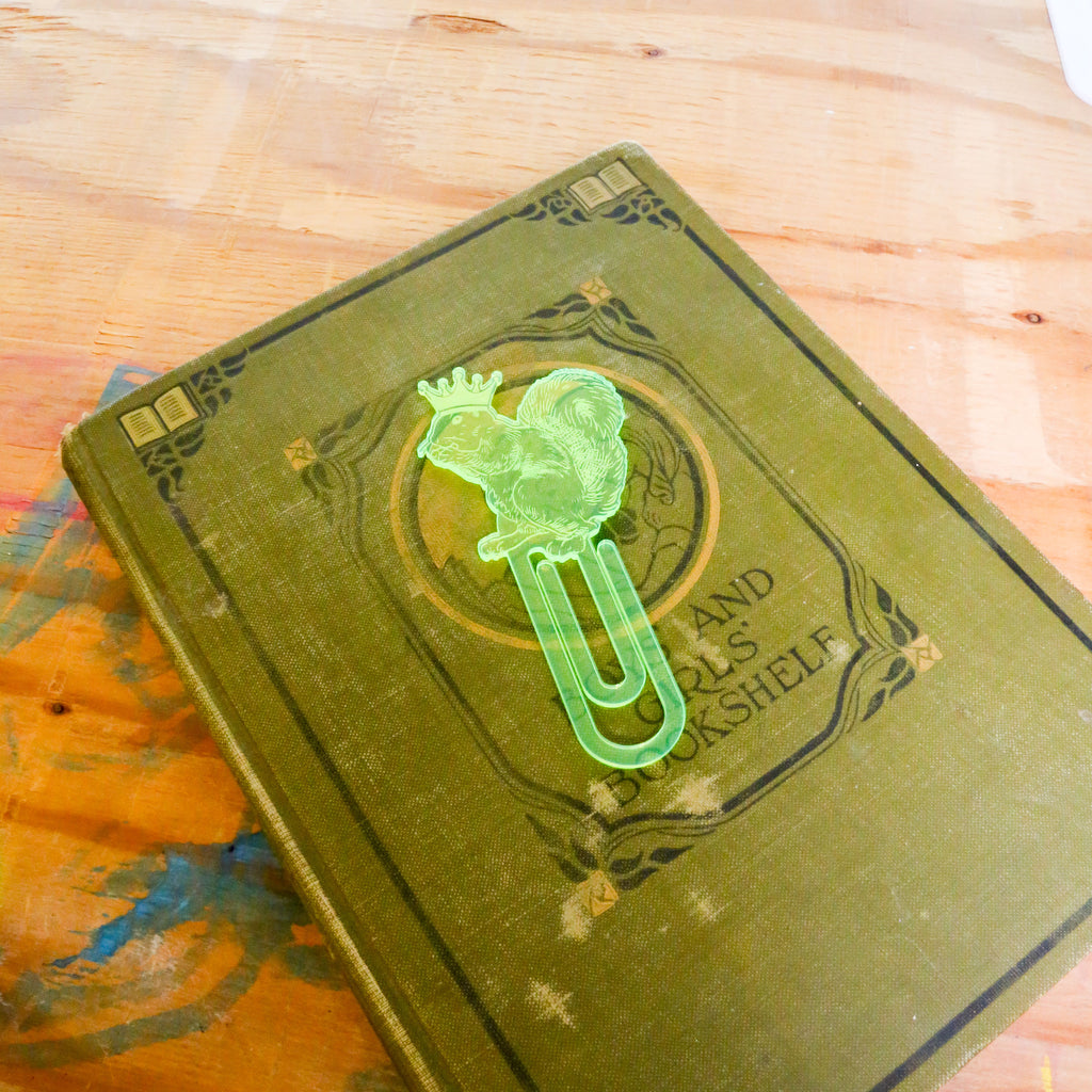 📎 Acrylic Jumbo Paperclip Bookmark