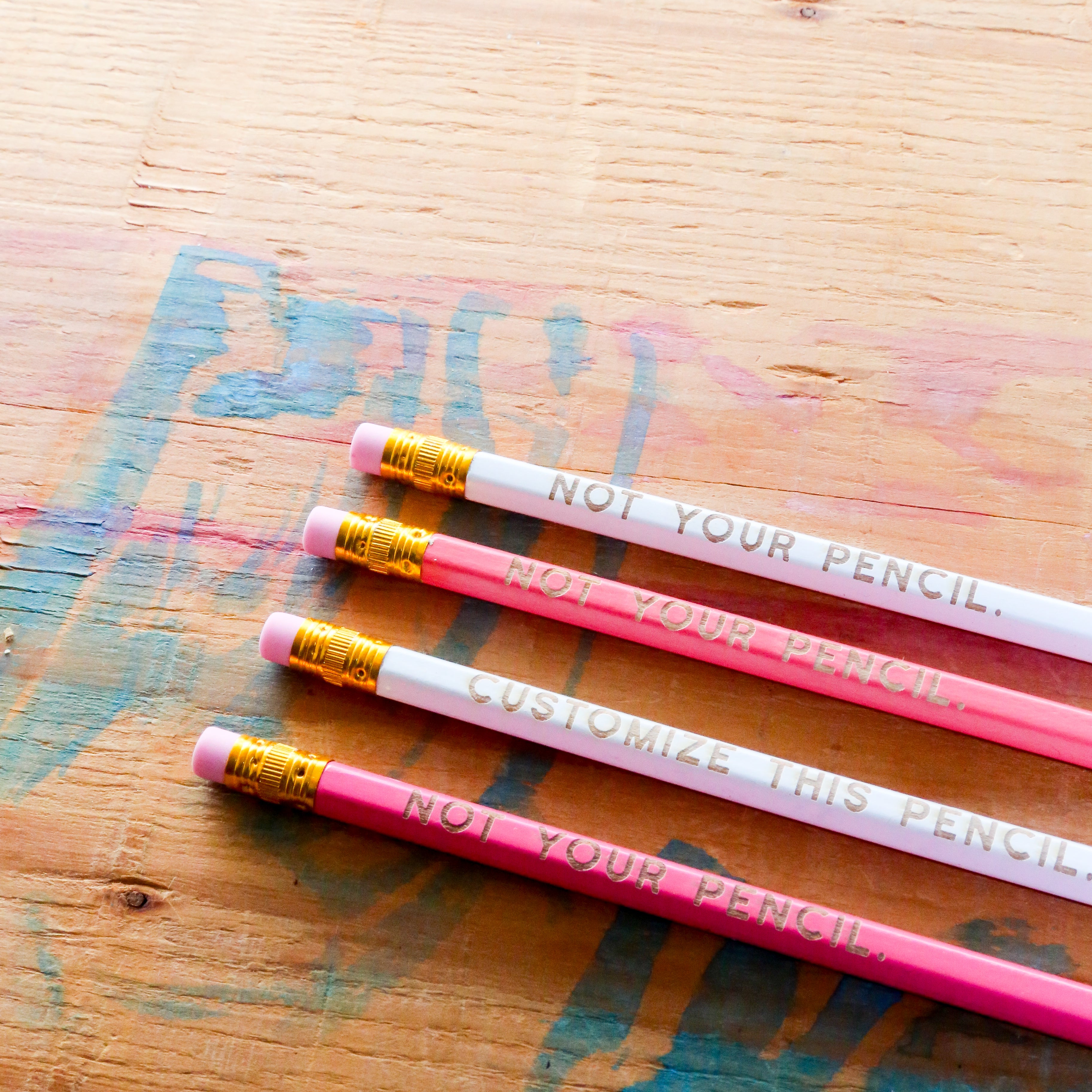 ✏️ Custom Engraved Pencils (12-Pack)
