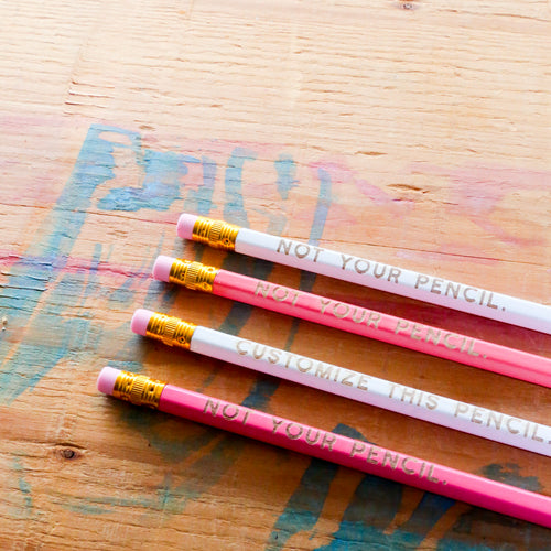 ✏️ Custom Engraved Pencils (12-Pack)